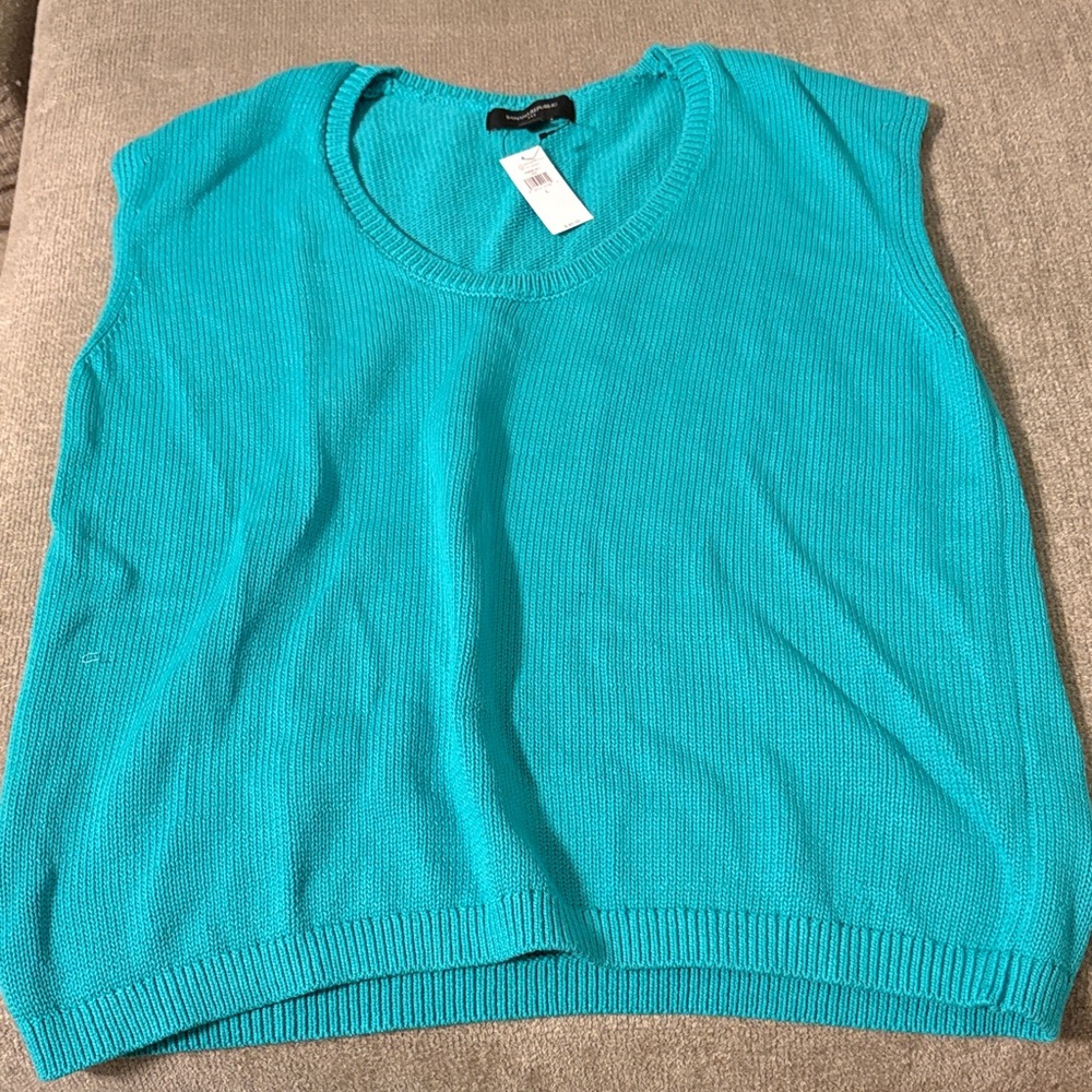 Banana Republic Turquoise Sleeveless Sweater